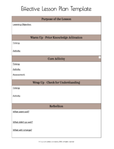 Crafting Effective Lesson Plans · LETTERS AND LEAVES